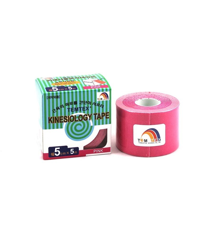 Kinesiology Tape Temtex 5X5 rosa